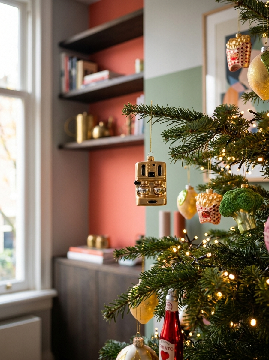 Espressomachine in de boom Sass & Bell - kerstornament
