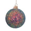 Kerstbal glitter ornament Vondels