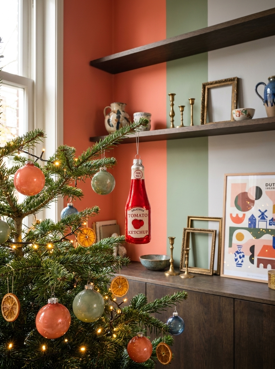 Ketchup in de boom Sass & Belle - kerstornament